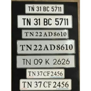 car number plates